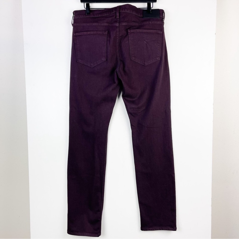 PAIGE Mens (34x32 34W 32L) Federal Purple Modern Slim Straight Purple Jeans
